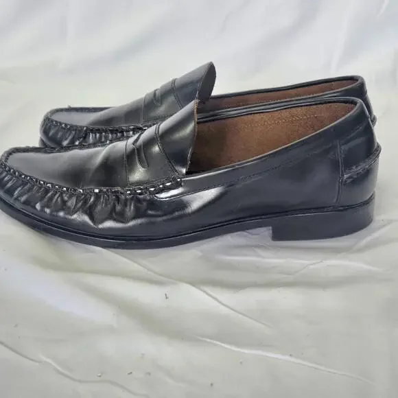 Florsheim Black Leather Penny Loafers Classic  Men's Size 10.5D - Picture 2 of 11